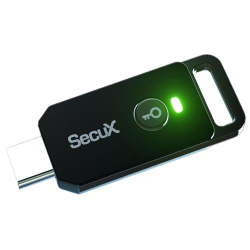 SecuX PUFido Clife Key USB-C FIDO2 Security Key for Google, Microsoft and More