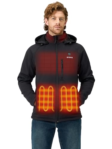 ORORO Men's 4 Heat-Zone Heated Jacket with…