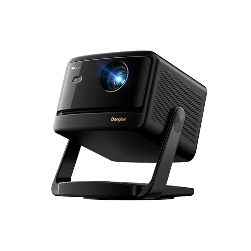 Dangbei DBOX02 Pro 4K Laser Projector GTV, 2000 ISO Lumens, HDR10+, 24W Dolby Audio, 3D Ready, Auto Keystone/Focus, 300" Screen, WiFi & Bluetooth Home Theater Projector for Bedroom