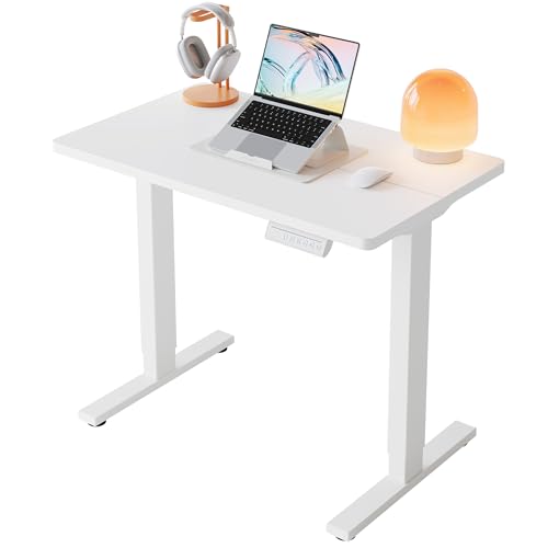 HUANUO 80 * 48cm Small Sit Stand Desk Electric