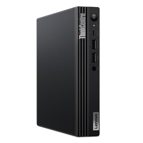 Lenovo ThinkCentre M70q Gen 5 Tiny Business Desktop PC, i7-14700T Processor, 32GB RAM, 512GB SSD, Windows 11 Pro, Durable & Compact, Space-Saving, Keyboard & Mouse Included