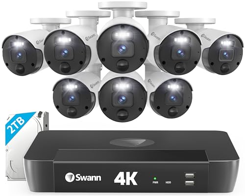 Swann 4K Master 8-camera PoE 16-channel security system with NVR
