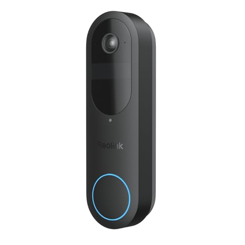 REOLINK 2K HDR Battery Video Doorbell Camera(2nd Gen) Wireless & Wired Mode