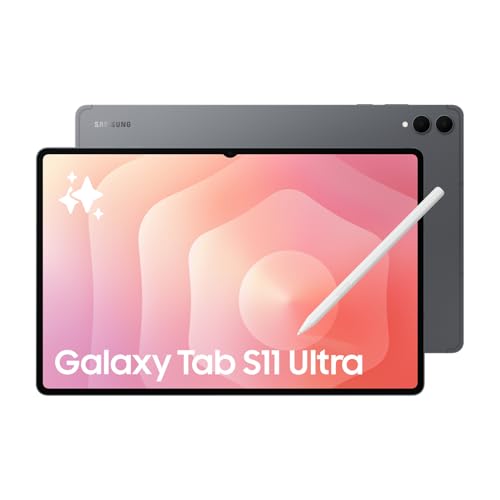 Samsung Galaxy Tab S11 Ultra [AU Version], AI Tablet, Grey, 5G, Lightweight Design, Multi-Modal AI Tools, Samsung DeX, 12GB RAM, 256GB Storage, Long Battery Life