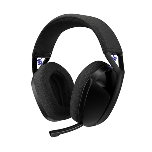 Logitech G321 Lightspeed Wireless Bluetooth Gaming Headset, Dynamic Comfort and fit, 16 kHz Boom mic, 20+ hrs Battery, PC, PS4, PS5, Nintendo Switch, Mobile - Black