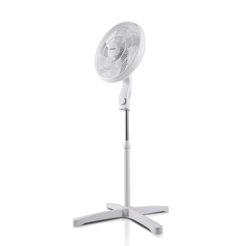 Goldair 5 Blade 40cm Pedestal Fan White