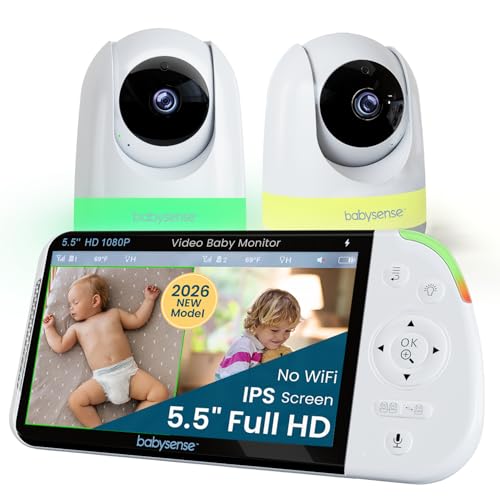 Babysense Full HD No WiFi Split-Screen Baby…