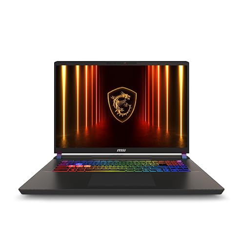 MSI Vector 17 HX AI gaming laptop in Cosmos Gray