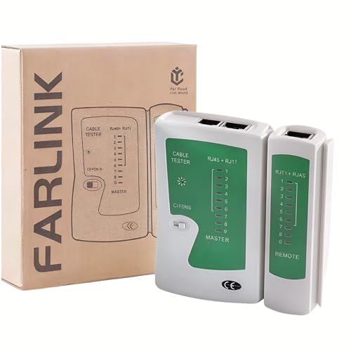 FARLINK Network Ethernet Cable Tester Wire Tracer for Easy-Using 