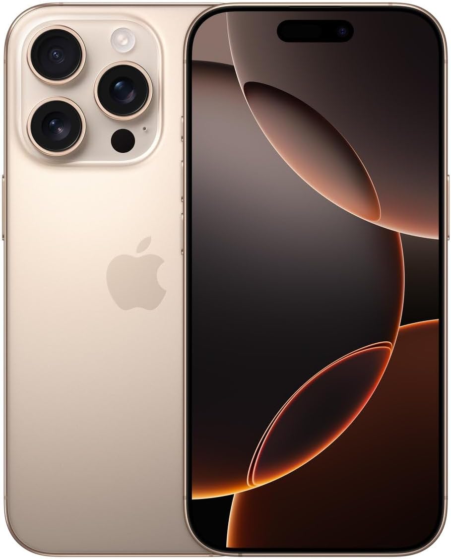 Apple iPhone 16 pro 512GB Desert Titanium (Renewed)