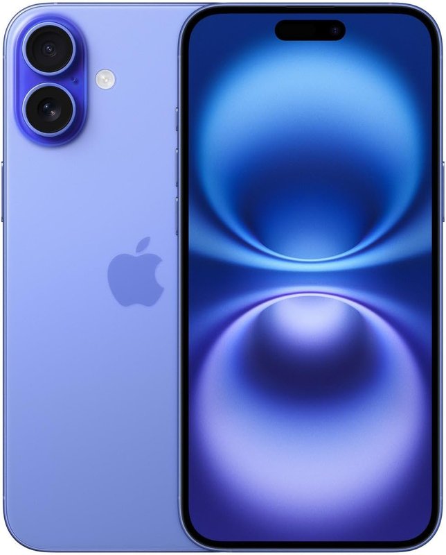 Apple iPhone 16 Plus 128GB Ultramarine (Renewed)