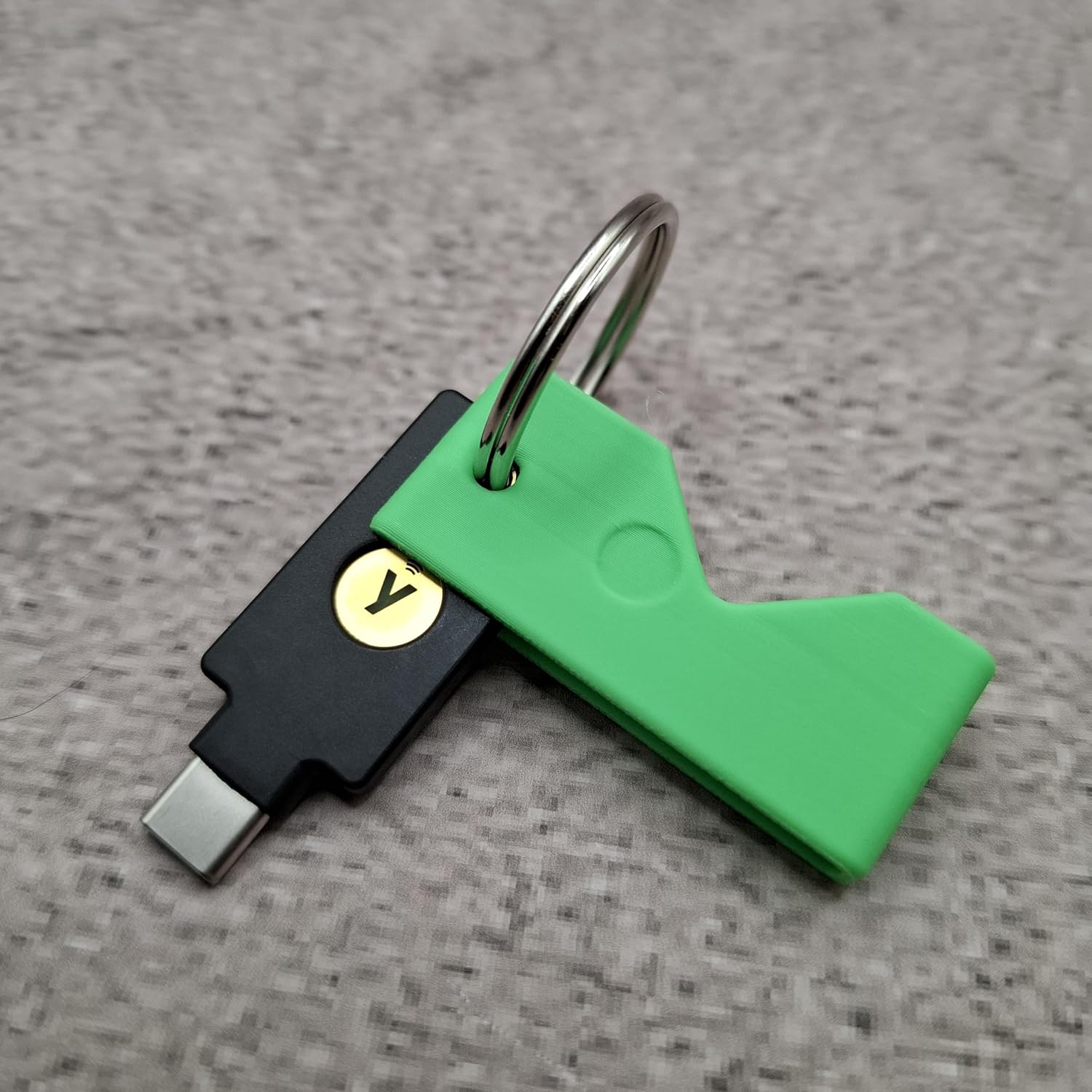 Case Protective Case Compatible with Yubico Yubikey 5 NFC (USB-A)/5C NFC (USB-C) Protective Case for Security Key Choice of Colours (Green, 5C NFC (USB C))