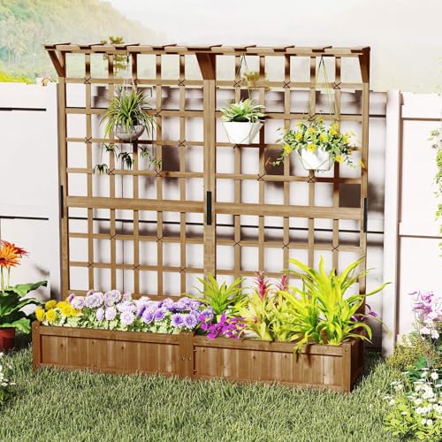 Costway 183 CM Tall Large Raised Garden Bed…