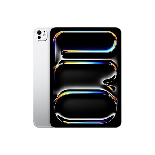 Apple 2025 11-inch iPad Pro (Wi-Fi + Cellular, 512GB, Standard Glass) - Silver (M5)
