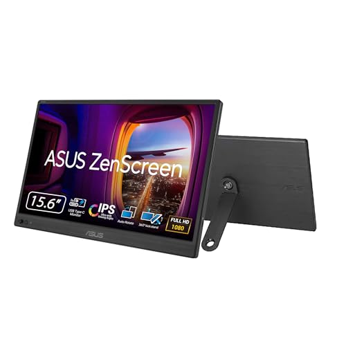 ASUS ZenScreen MB169CK Portable USB…