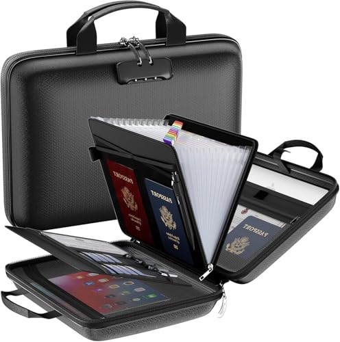 Fireproof Document Box with Lock