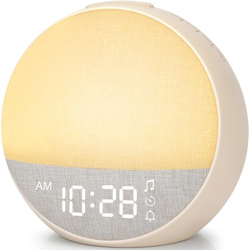 Omebel Sunrise Alarm Clock & White Noise…