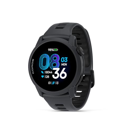 COROS PACE 4 Black with Silicone Band