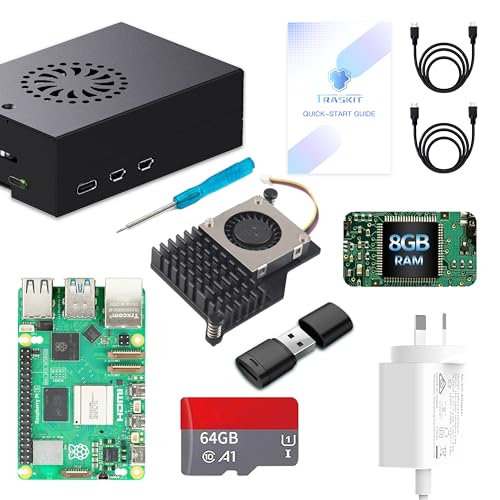 TRASKIT Pi 5 8GB Starter Kit