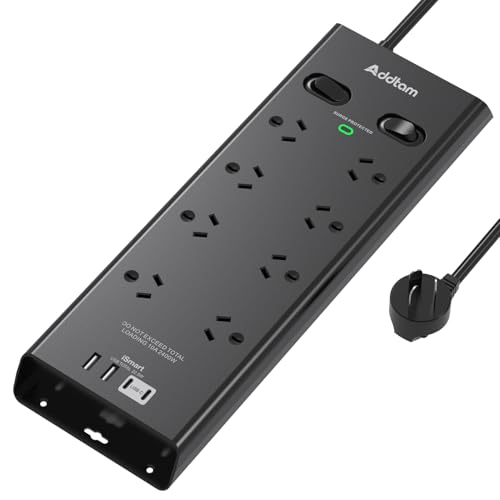 Addtam Power Board Surge Protector
