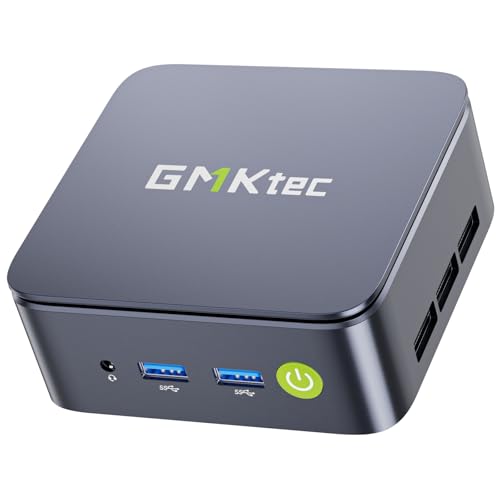 GMKtec Mini PC AMD Ryzen 5 3500U (Beats 3300U/ N150) 16GB DDR4 Ram 256GB NVMe SSD 2.5G NIC LAN Office Home Desktop Computers, HTPC Proxmox, HDMI 2.1, USB-C, DP 8K Display Nucbox G10