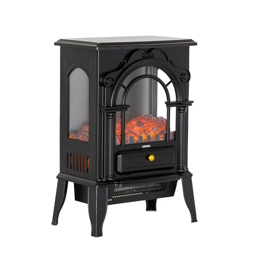 Lenoxx Electric Fireplace Heater LF120 with…