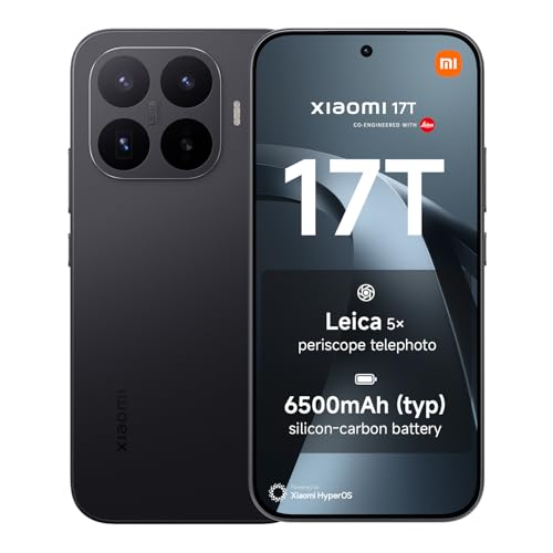 Xiaomi 17T (AU) 5G Smartphone 256GB Leica 5X Telephoto Black