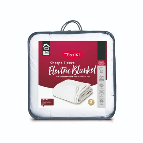 Tontine Sherpa Fleece Electric Blanket…
