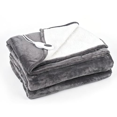 Heated Throw Blanket 130×160cm