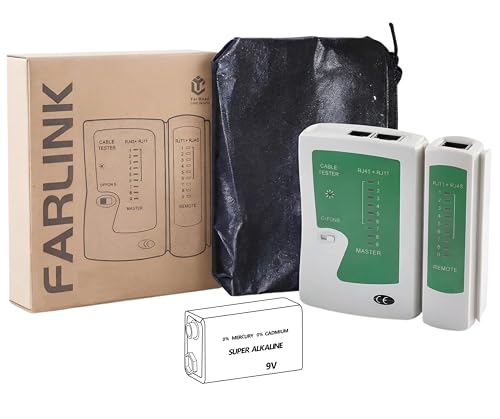 FARLINK Network RJ45 Cable Tester Wire Tracer for Home Improvement
