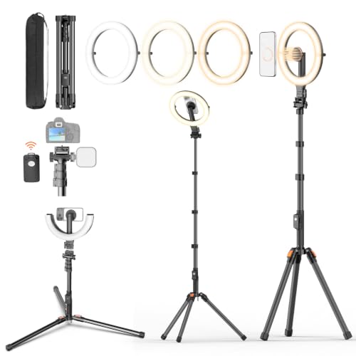 XXZU 10in Magnetic Ring Light with Tripod