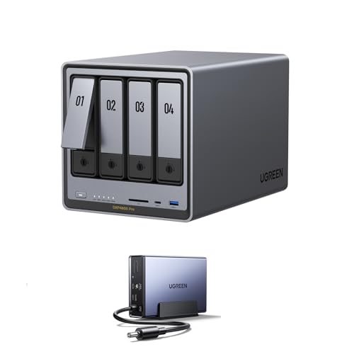 UGREEN NASync DXP4800 Pro 4-Bay NAS Buddle…