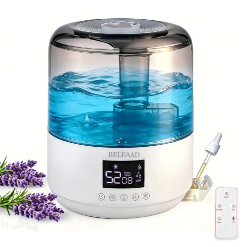 BELEAAD Smart Humidifier for Baby Bedroom 3L Top Fill Ultrasonic