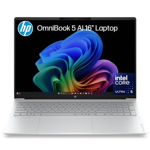 HP OmniBook 5 16" OLED Laptop, Core Ultra 5 322, AI PC, 16GB, 512GB
